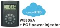 iProx 125 kHz cloud based HTTP Ethernet Web Client RFID Reader V2.0 with POE power injector (HS Code : 85437000, MADE IN CHINA)