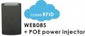 WEB08S soloFace 125 kHz Cloud based HTTP Ethernet Web Client RFID proximity card reader with POE power injector (HS Code : 85437000, MADE IN CHINA)